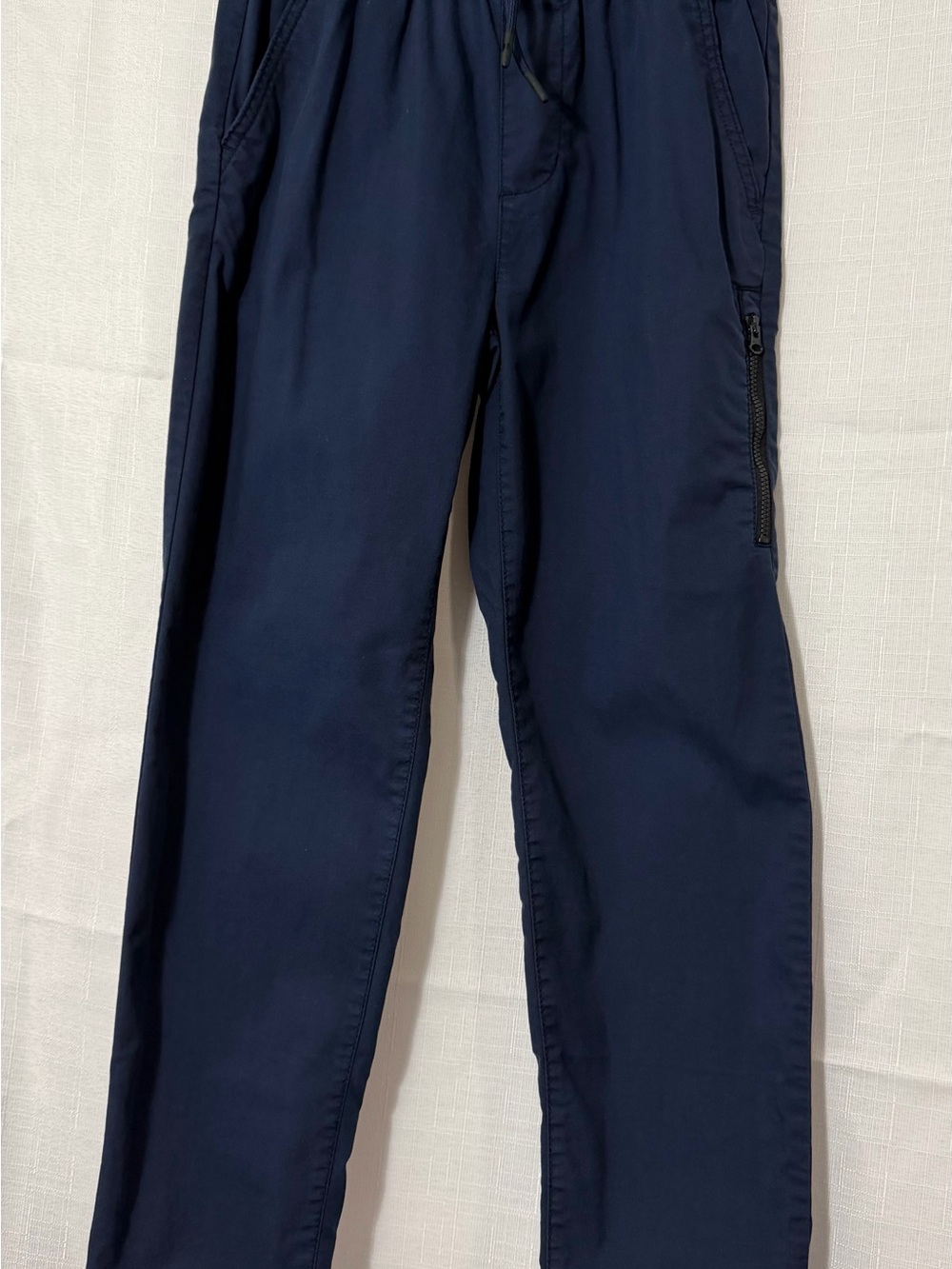 Boys Navy Cargo Drawstring Pants - Everyday Comfort